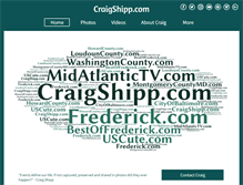 Tablet Screenshot of craigshipp.com